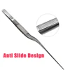 1 Piece Ear Nose Earpick Wax Removal Forceps Angled Clamp Nasal Tool Curved Earwax Tweezers Clip Eyelash Remover Cleaner Tweezer 5