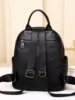 Leather Backpack With High-End Feel, Niche Commuting Soft leather Handbag, New Casual Versatile Women's Small Backpack 4