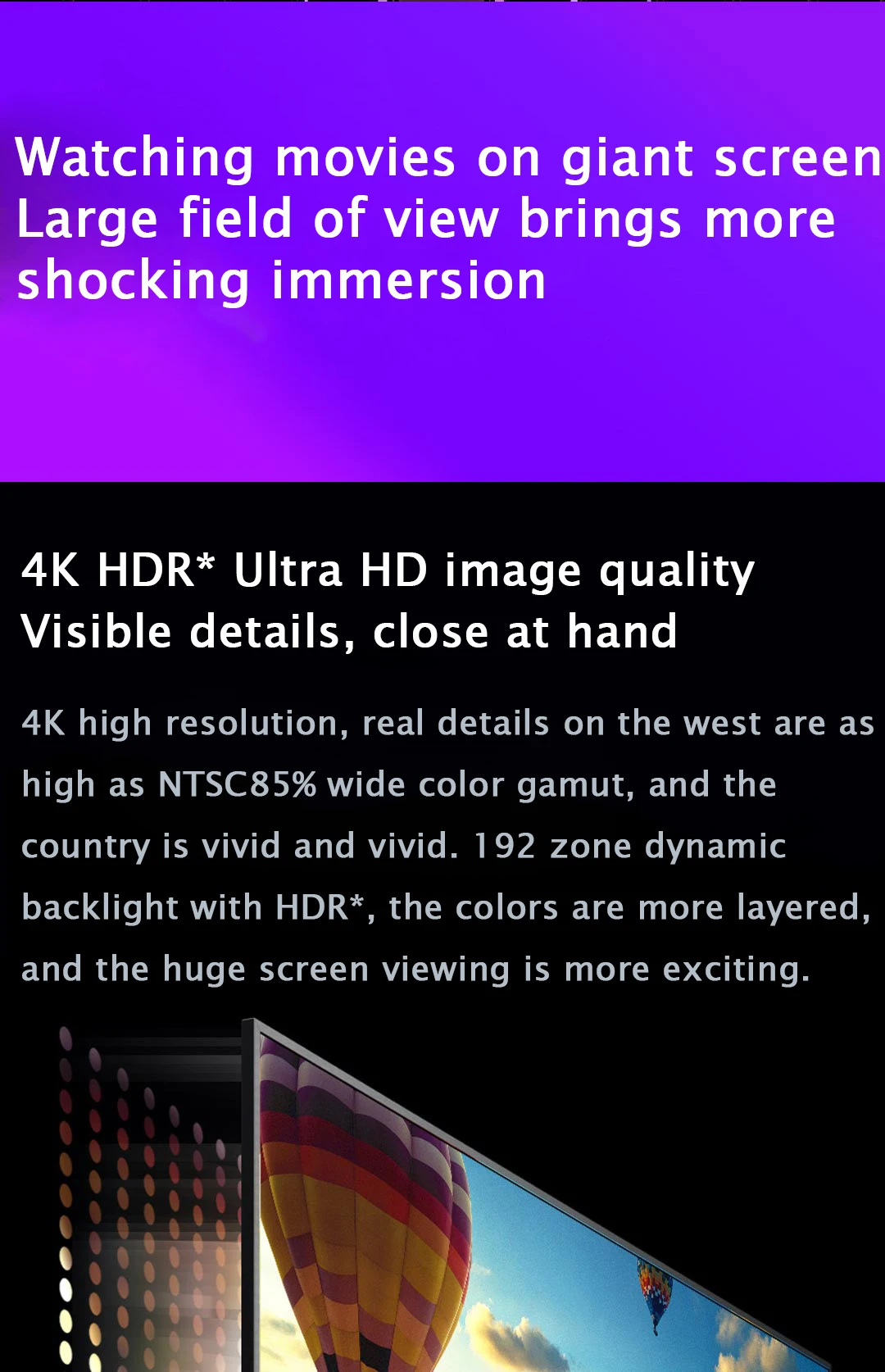 Xiaomi Redmi Max 98 Inch 4K Android Smart LED TV description image 5