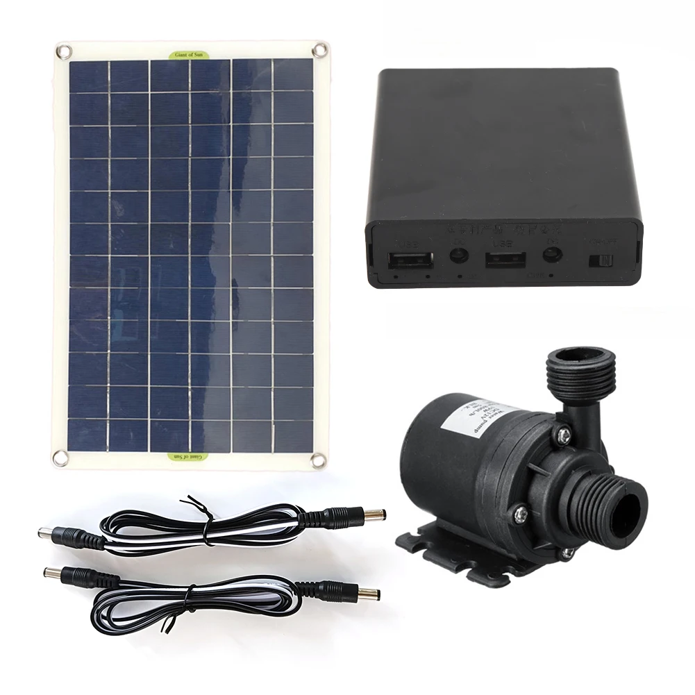 Brushless Solar Water Pump Kit 50W Solar Panel Powerful Water Pump Plate Watering for Bird Bath Garden Fountain solar fountain pump solar water pump