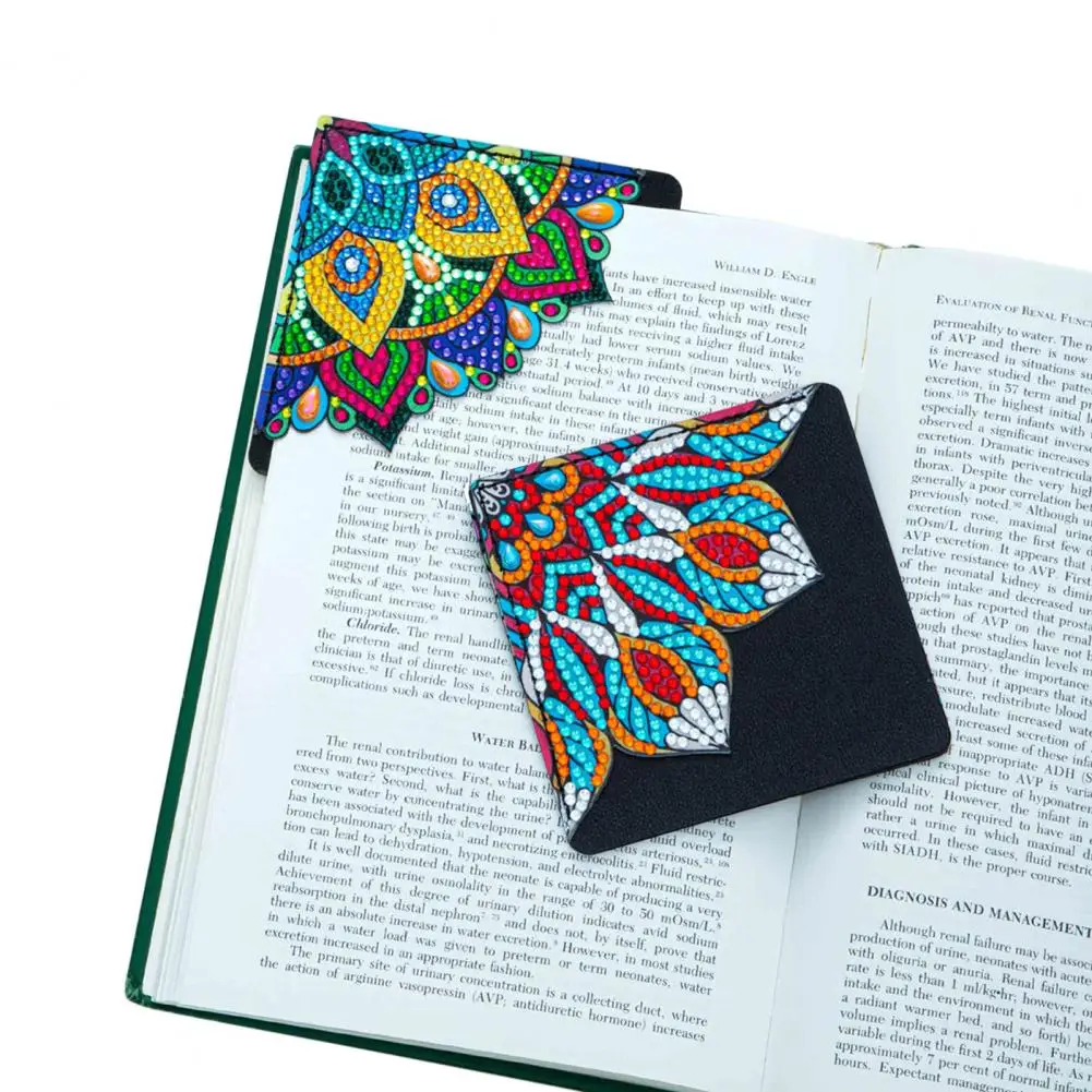 

Diamond Painting Bookmark Colorful Flower Diamond Painting Bookmarks Diy Crafts for Book Lovers Kids Beginner Students Sparkling