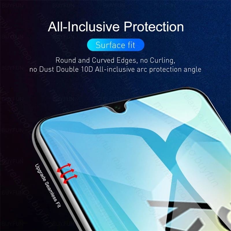 6-in-1 Soft Hydrogel Film Screen Protector with Case and Camera Glass