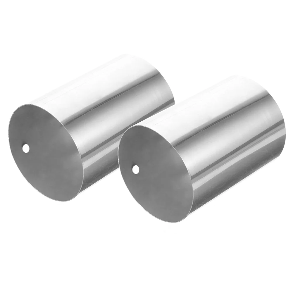 2 Pcs Handrail Railing Supplies Connector for Tubing Round Fitting Accessories