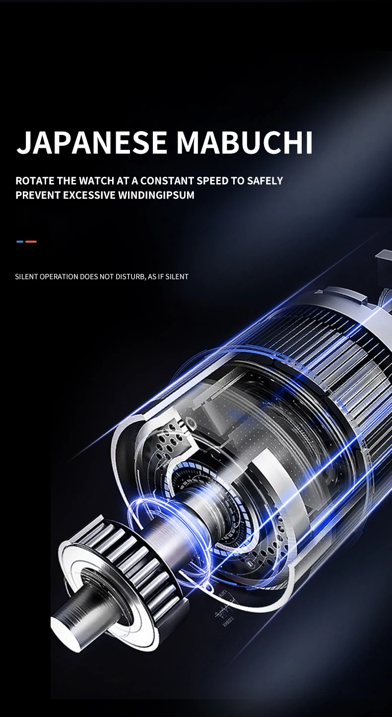 Luxury 24-30 Slot Automatic Watch Winder Safe Box with Fingerprint Lock, Touch Screen, ... - SKU LAWW0927 - UGI Packaging