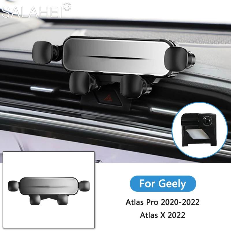 

Gravity Car Mobile Phone Holder For Geely Atlas PRO 2020 Atlas X 2022 Auto Air Vent Stand Mount GPS Support Bracket Accessories