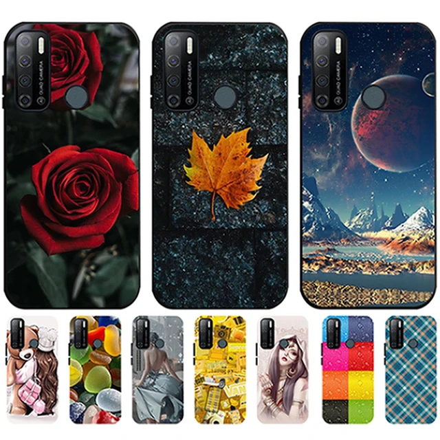 Smart Phone For Tecno Pouvoir 4 Pro Lc7 Lc8 Soft Silicone Cute Cartoon Fashion Painted Matte.jpg