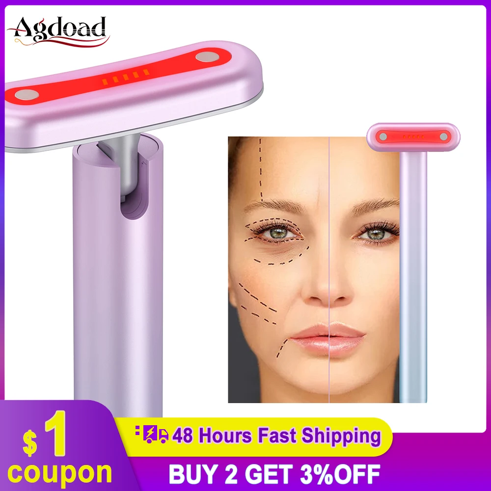 LED Facial Eye Beauty Massager RF Beauty Instrument Facial Massage Tool