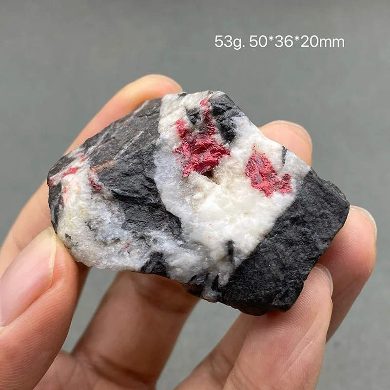 100% natural cinnabar original stone mineral specimen healing crystal teaching specimen collection