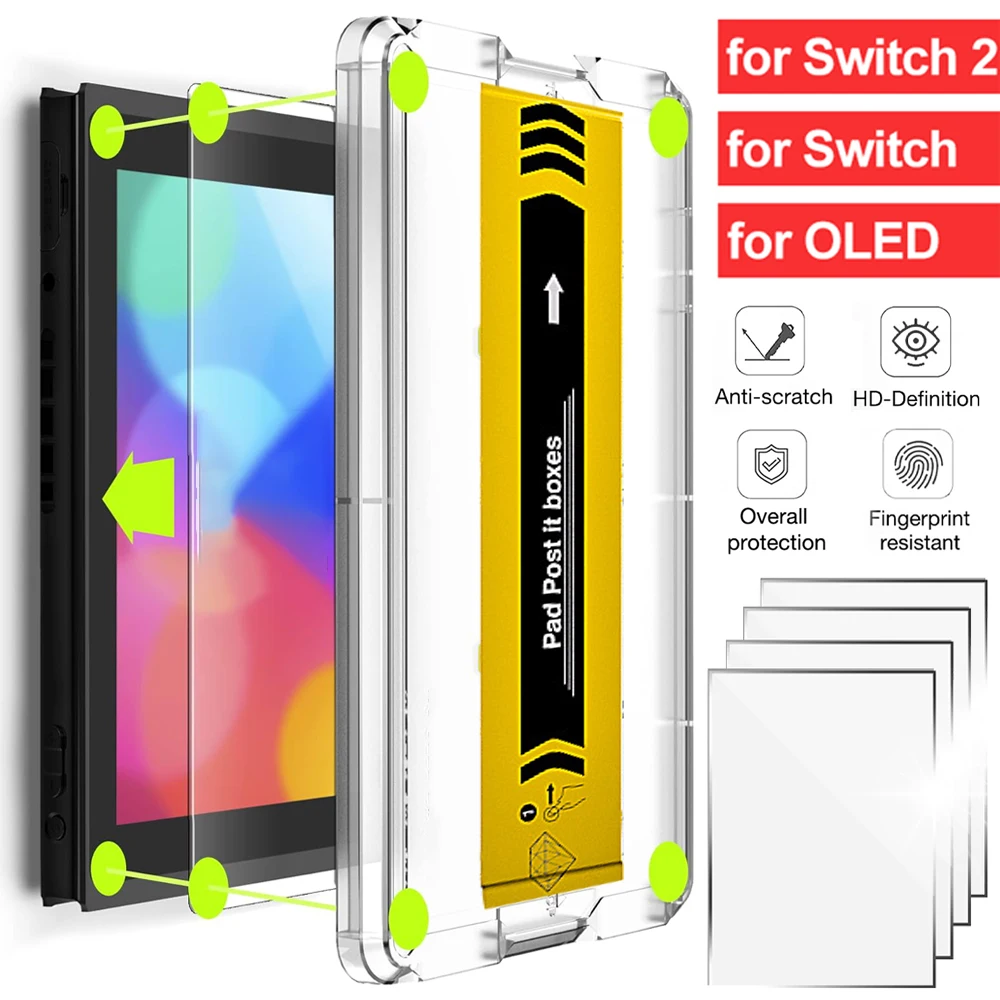 Premium Tempered Glass Screen Protector - Easy Installation, Bubble-Free, Anti-Scratch