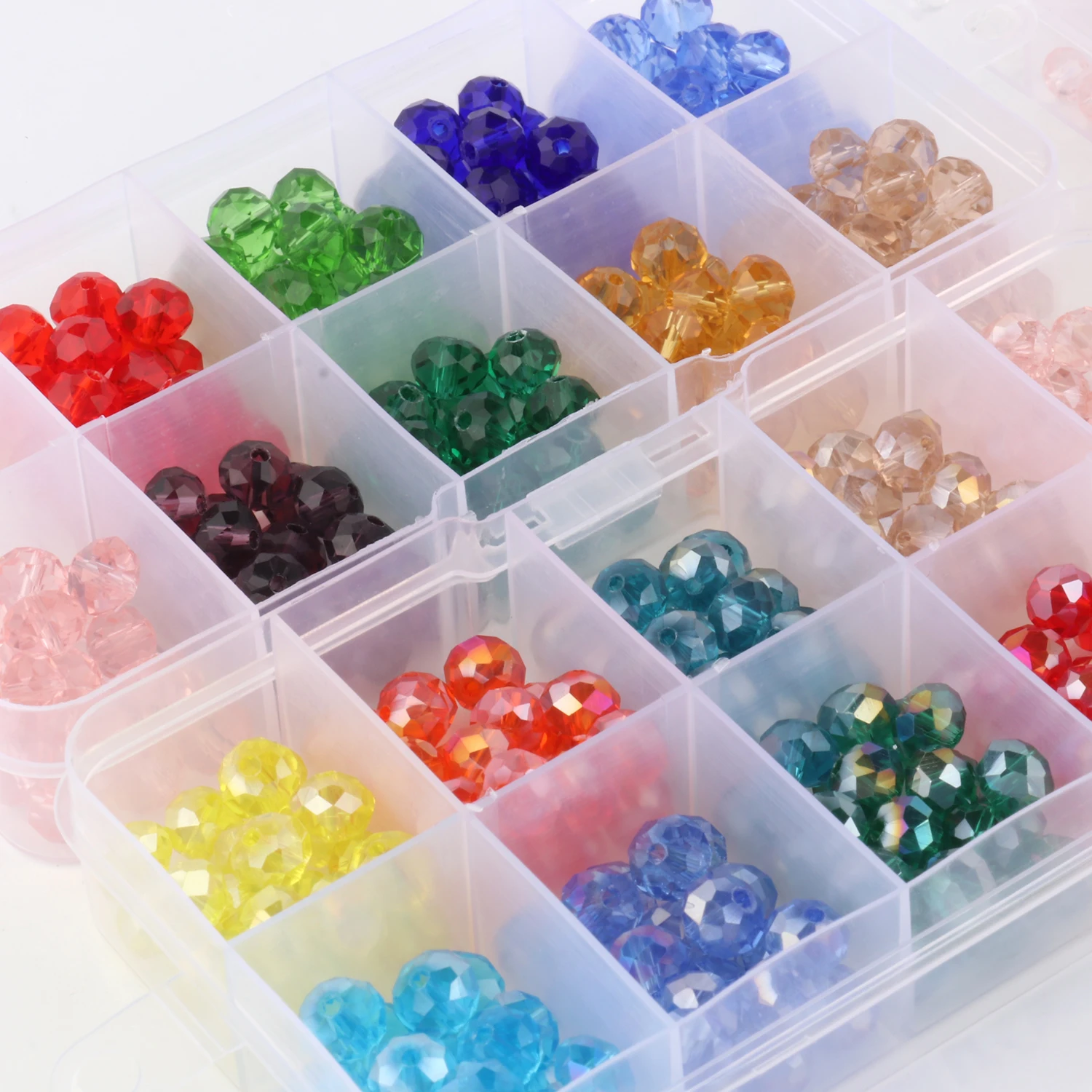 200pcs-500pcs Austria Crystal Beads 4/6/8mm Spacer Glass Beads Jewelry  Making Kits For Kids Girls Bracelet Necklace DIY Kits Set - AliExpress