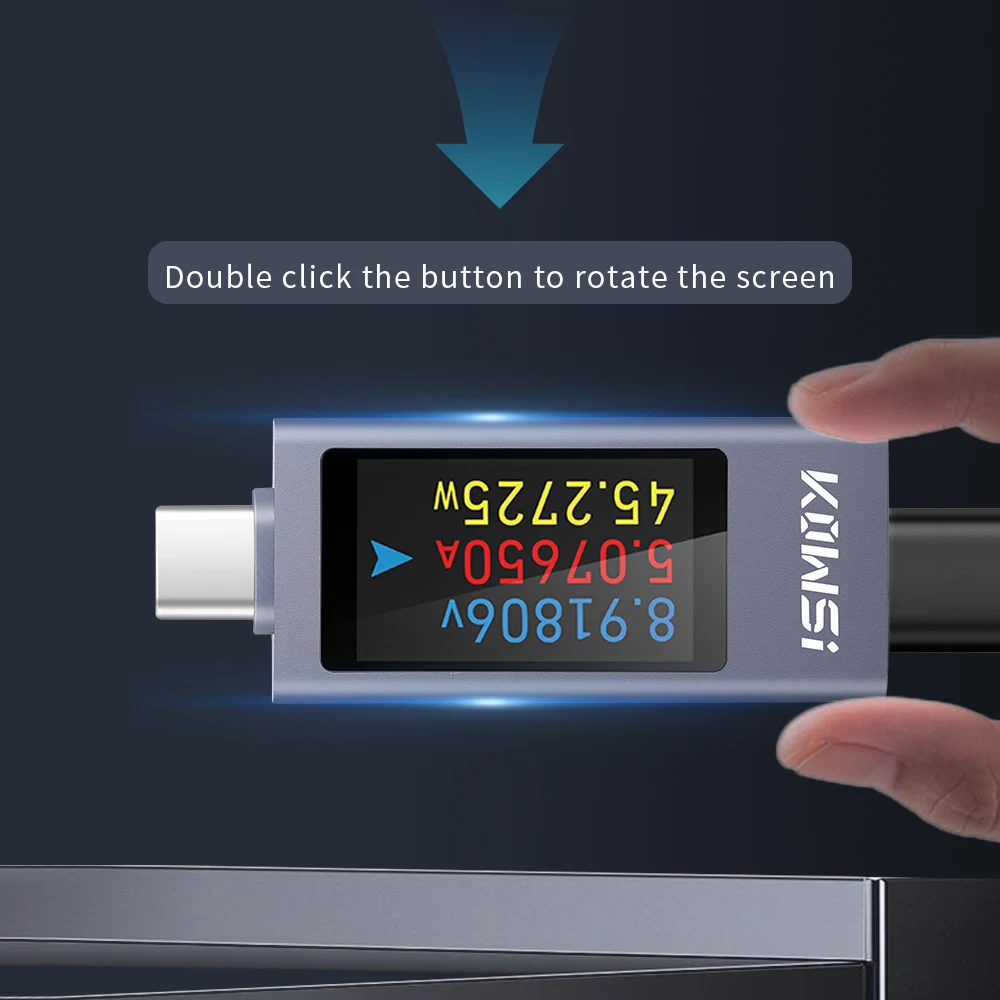 KWS-2303C Multifunctional Digital Display Type-C Tester 4-30V 0-12A