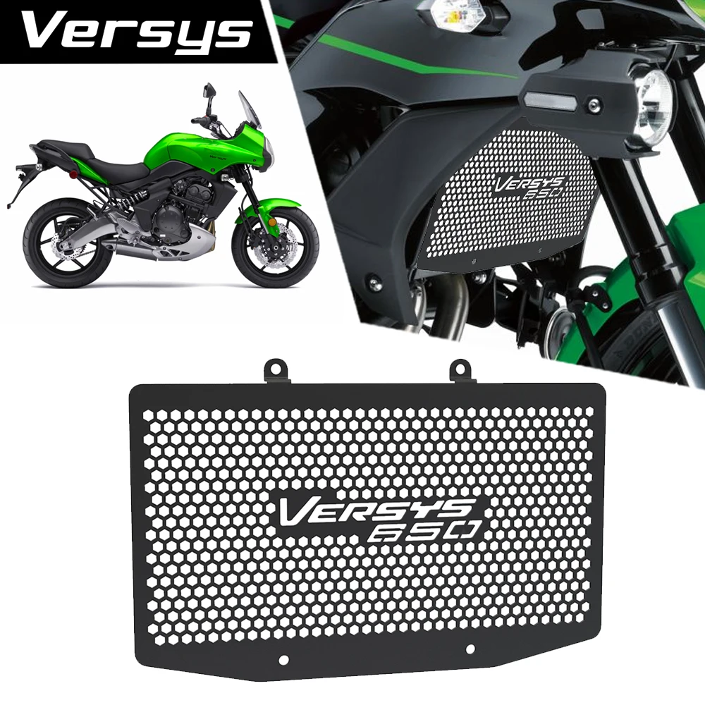 

Motorcycle Accessories Radiator Grille Guard Cover Protector FOR KAWASAKI KLE650 VERSYS650 VERSYS 650 ABS 2006 2007 2008 2009