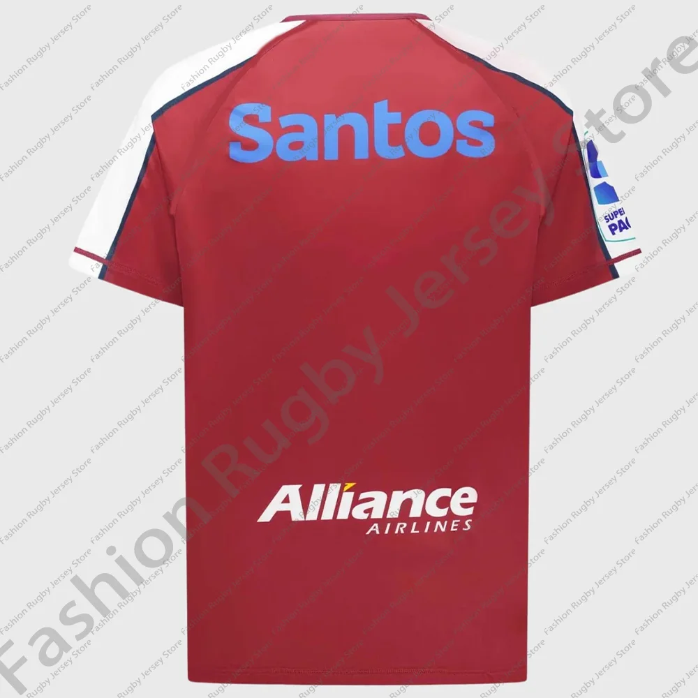 thumbnail image 1 of Queensland Reds entrenamiento Rugby Jersey ropa jugador niños hombres niños camiseta equipo Canterbury camiseta adolescente casa Top, 1 of 4