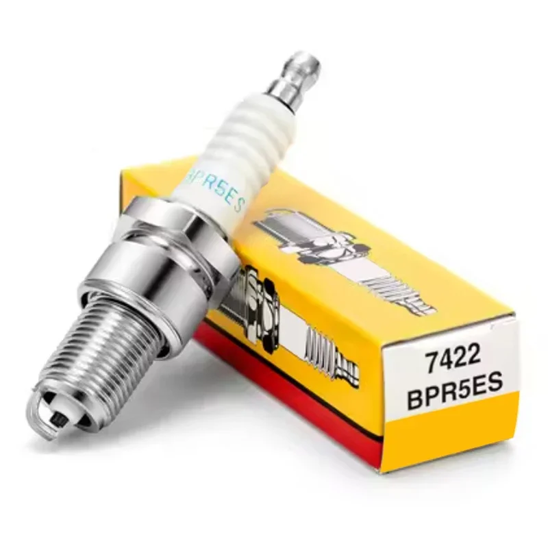 4-Pack BPR5ES Spark Plugs - Replacement For Honda GXV160 GX120 GX200 Engines, Lawn Mowers & Motorcycles (Equivalent To NGK BPR5ES)