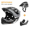 Detachable Full Face Mountain Bike Helmet Adult Children's Sports RacingDownhill MTB Helmet for Mountain Bike Cyclist 4