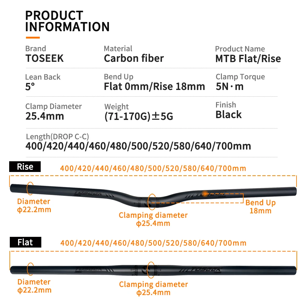 TOSEEK Ǯ ī ڵ, ̽   ڵ,  , ʰ淮  ƮƮ ڵ, 25.4mm, 400-700mm