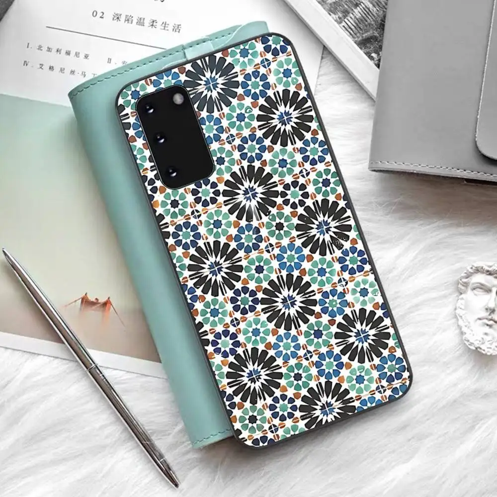 Muted Moroccan Mosaic Tiles Magnetic Phone Case