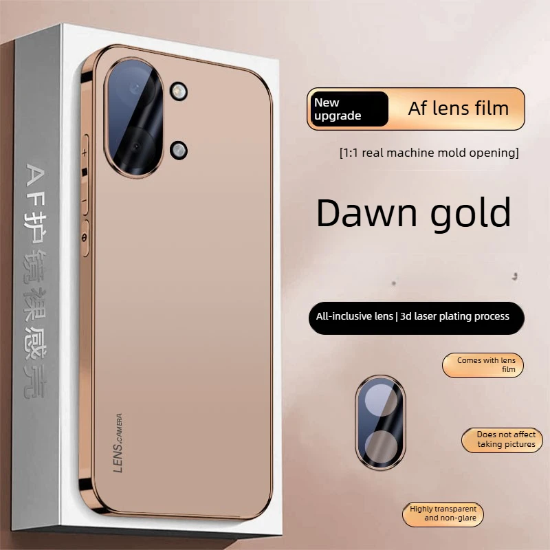 Electroplated Acrylic Shockproof Lens Protection Hard Case Cover