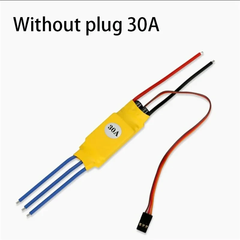 F450 쿼드, T-Rex 헬리콥터 및 FPV 드론용 BEC 포함 HW30A 30A 브러시리스 ESC