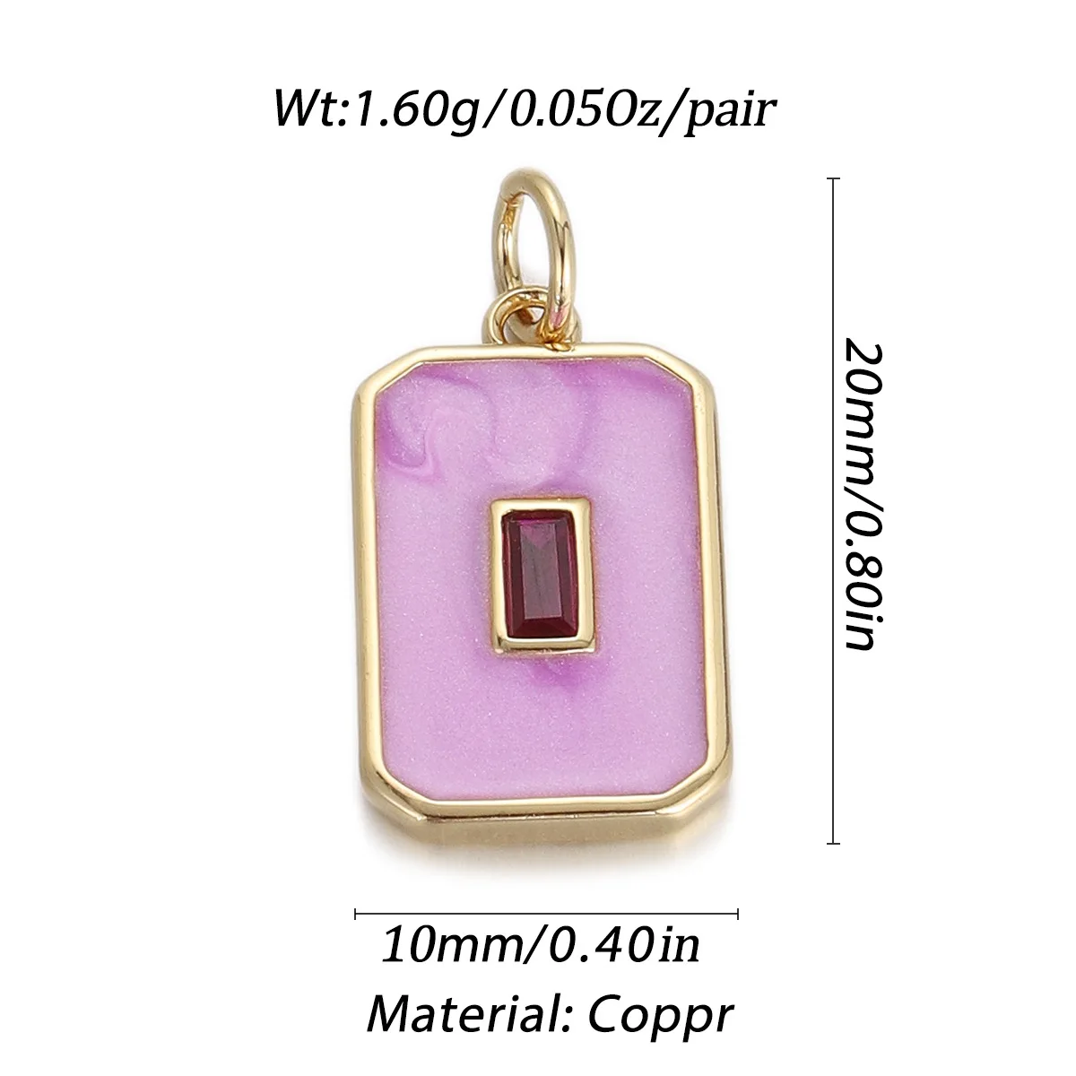 Stylish Chic Customizable Hypoallergenic Drop Oil Heart Pendant Handmade DIY Jewelry Accessories 9