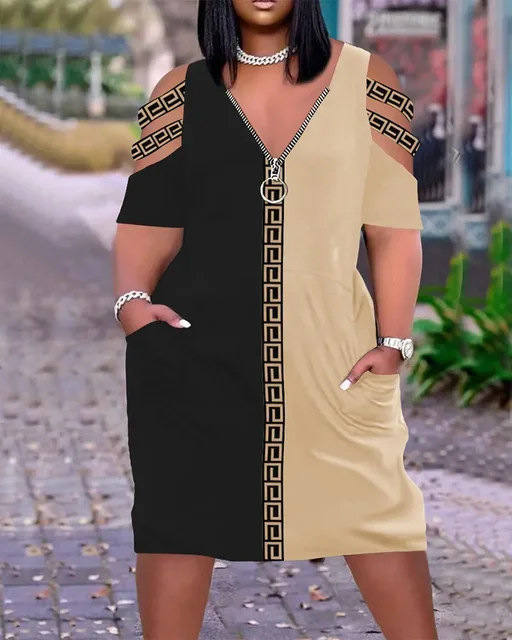 V-Neck Off Shoulder Dresses Women Fashion African Dress Zipper Party Evening Dresses Elegant Zip Up Vestidos Sexy Maxi Sundress Ranked Product Recommendation