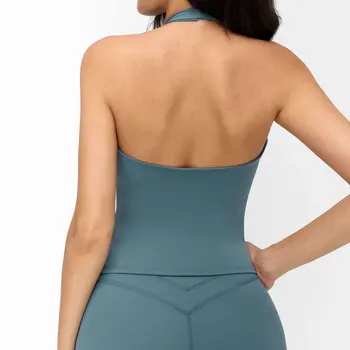 Débardeur Yoga Push-Up Dos Croisé