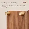 Black walnut solid wood cosmetics storage rack Dressing table Skin care products storage rack perfume storage display rack 2