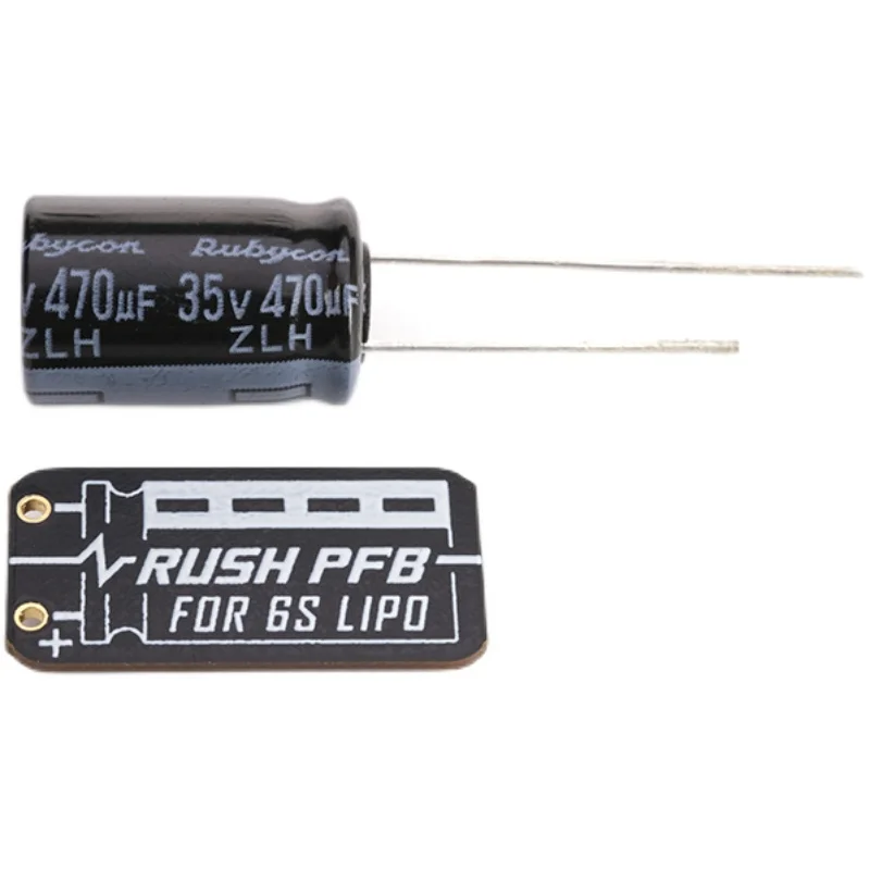 

RUSHFPV RUSH PFB LITE Power Filter Board with 35V 470UF Electric Capacity for 6S LIPO FPV Brushless ESC Stacks DIY Parts