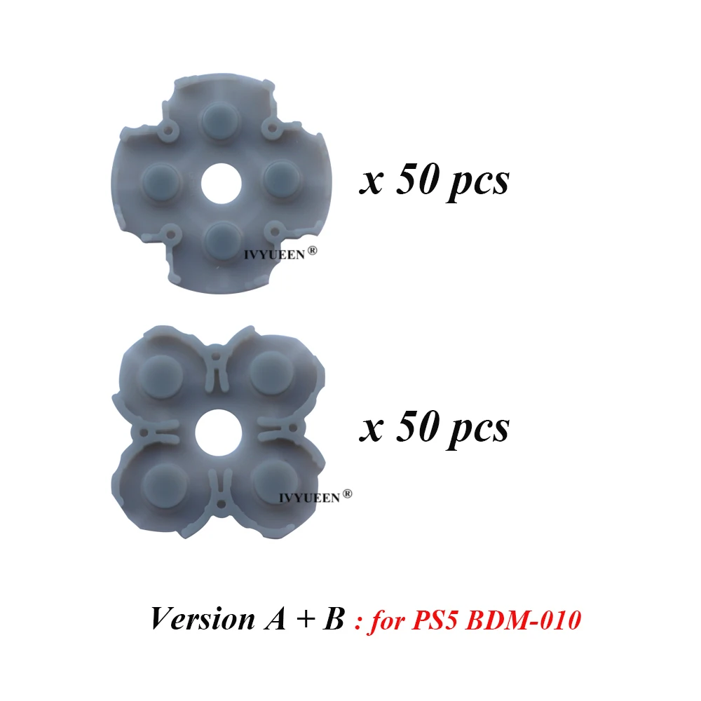 100 PCS Conductive Rubber Adhesive Pads for PlayStation Controllers