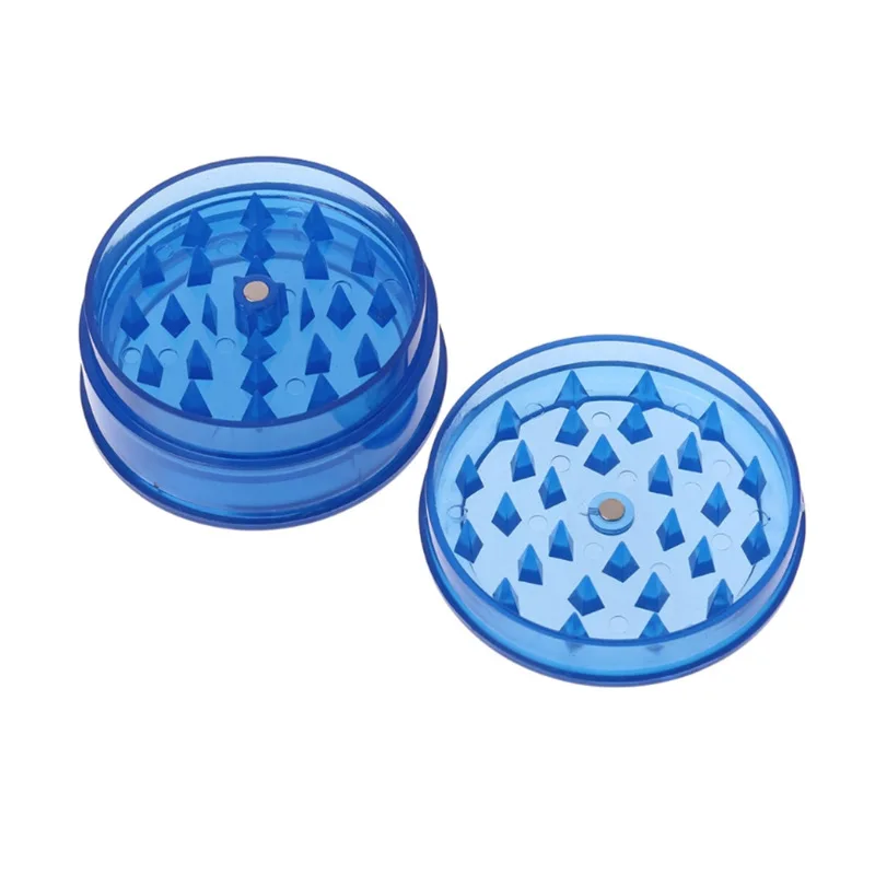 3Pcs 60MM 3 Layer Plastic Tobacco Herb Grinder Smoking Accessories Round Shape Crusher for Smoke 6