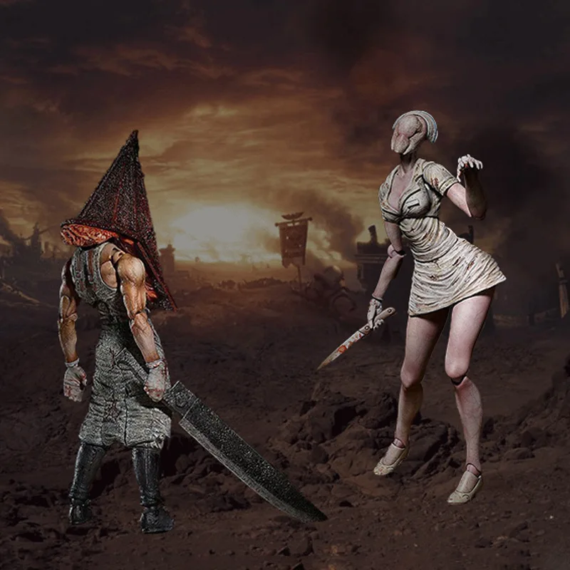 

Silent Hill 2figma Triangle Head Red Pyramid Faceless Nurse Actionable Movie Peripheral Hand Figure