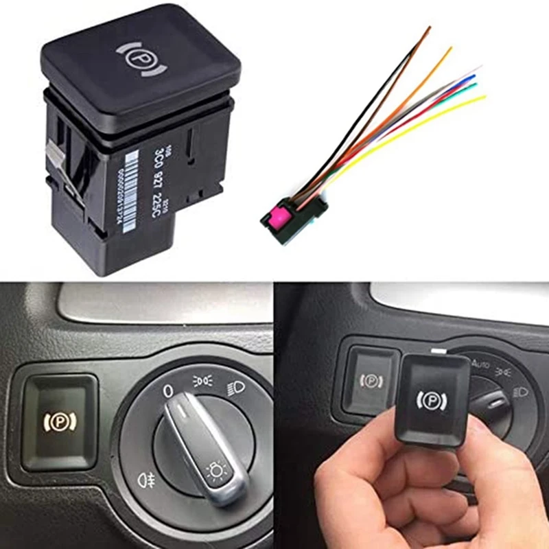 후진 레이더 스위치 와이어링 커넥터 브레이크 단추, 파사트 B6 CC 3C 2006-2012 용, 3C0927225 1K0972776