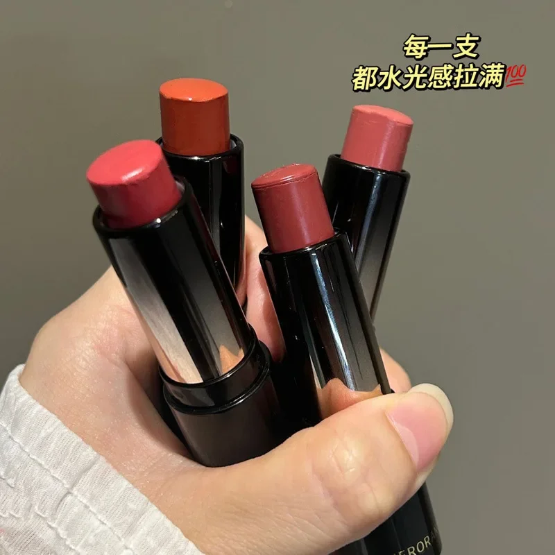 HERORANGE low saturation light colour lipstick multi-purpose stick hydrating feeling moisturising white natural mirror hold make