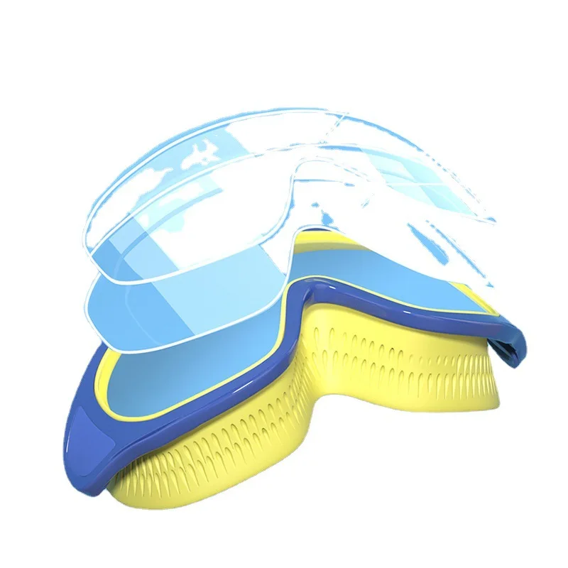 Children Swimming Goggles Caps Boys Girls Professional Diving Goggles Glasses Waterproof anti-fog Big Box 5