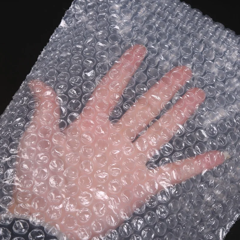 Big Size Bubble Mailers, Clear Mail Bags, Small Business Wrap para Embalagem, Plástico, Atacado, 20x35cm, 50Pcs