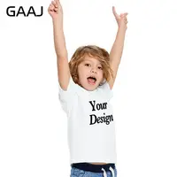 Premium 100% Cotton Custom Kids T Shirt,Customized Your Name Boy Girl Short Sleeve Tee,Your Own Design DIY Photo Children Tops 2