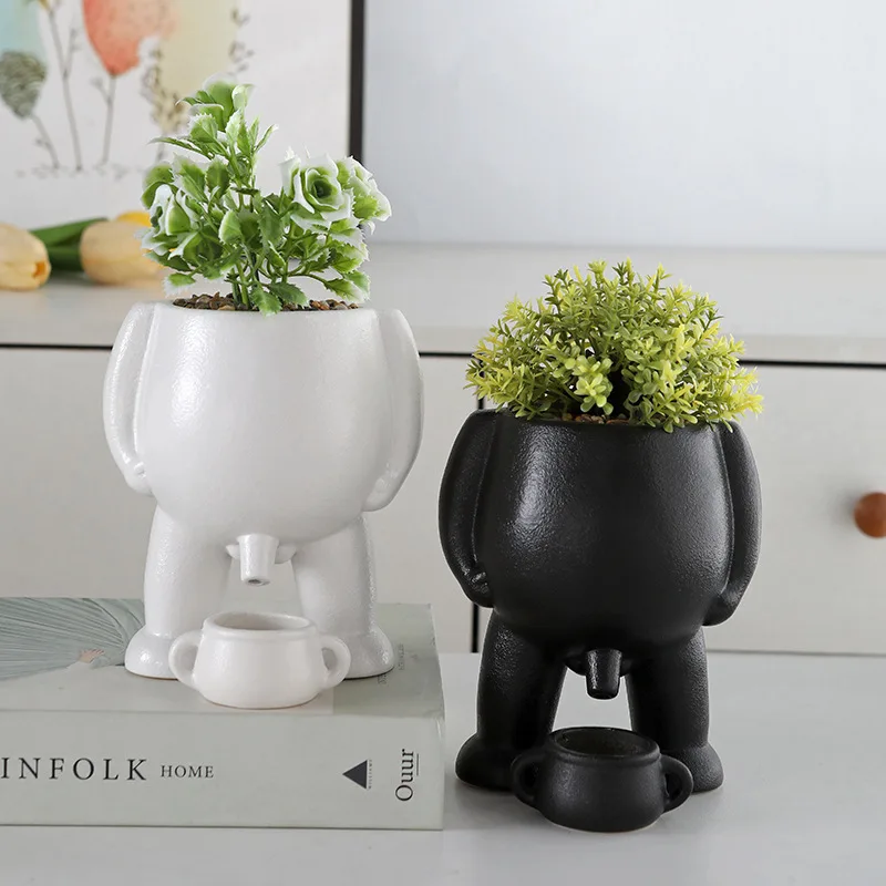 

Fashionable Cute And Personalized Ceramic Flower Pots Home And Desktop Decorations And Ornaments