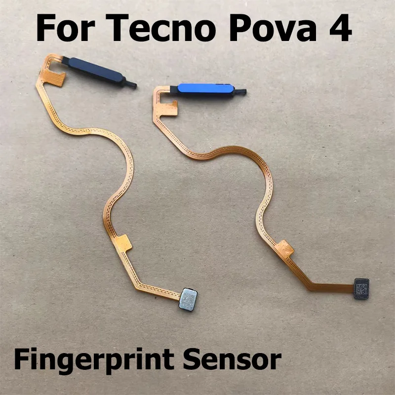 

New For Tecno Pova 4 Fingerprint Sensor Touch ID Scanner Ribbon Connector Home Button Menu Flex Cable LG7n