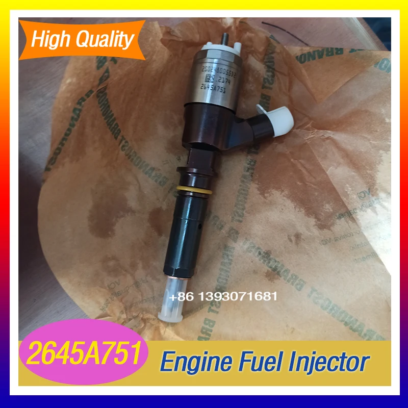 

Вторичный рынок, дизельный топливный инжектор 2645A751, экскаватор C6.6, инжектор с общей топливной магистралью в сборе