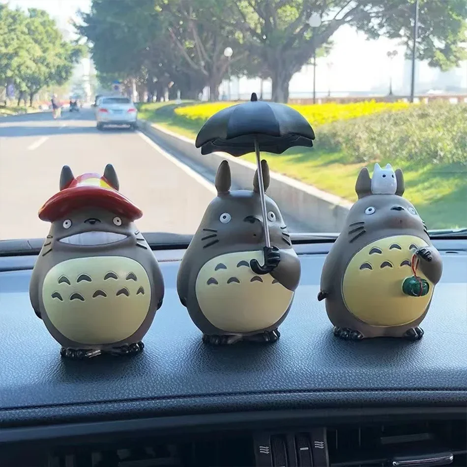 Trendy Anime Totoro Figurine Set - Cute Desk & Bedroom Decor