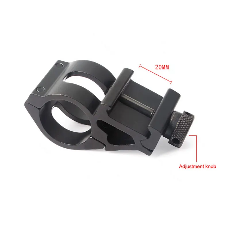 45 Degress Offset Tactical Flashlight Mounts Dia 25.4mm Torch Mount Clip for 20mm Picatinny Weaver Rail Base Hunting Accessories