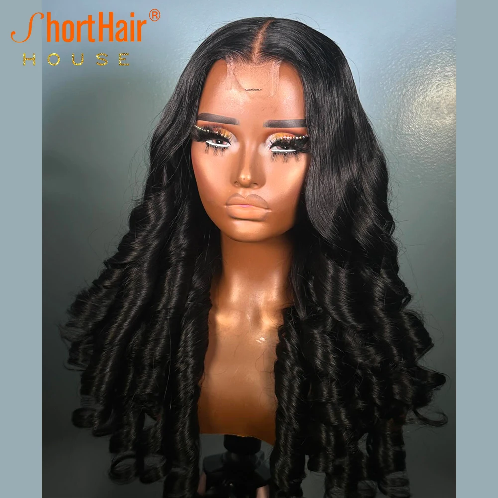 Brazilian Deep Wave 99J Burgundy Lace Front Human Hair Wigs Invisible Strap 360 Full Wigs Loose Wave Pre-Cut Glueless Wig