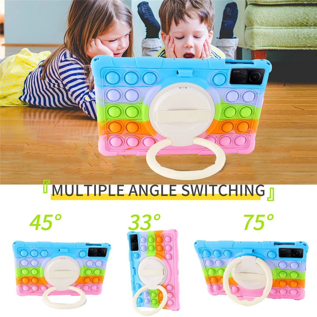 Soft Bubble Silicone Tablet Case - Durable 10.1 Inch Protective Cover