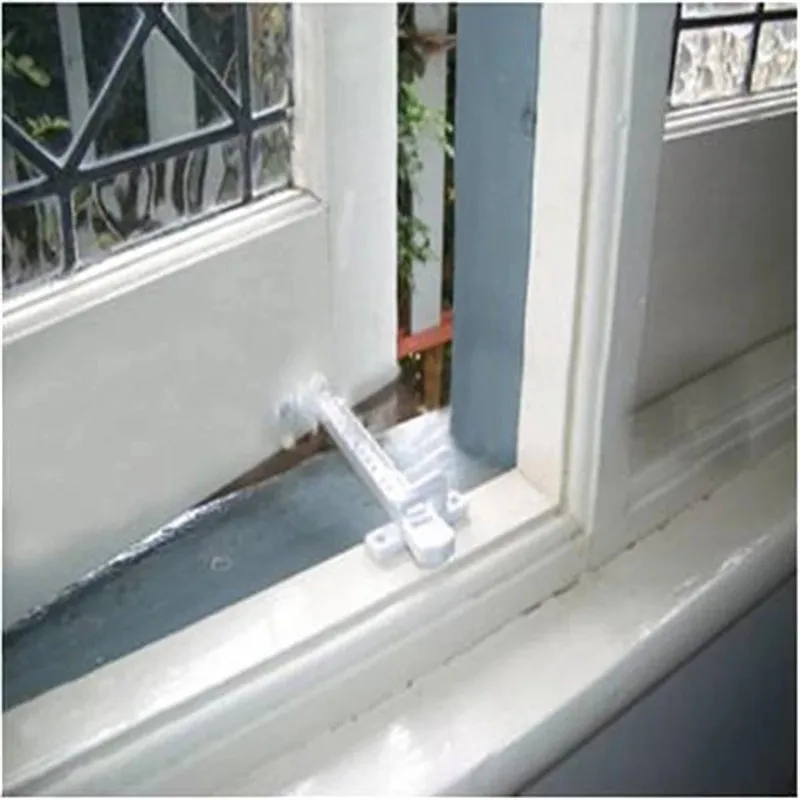 Window Stopper Window Lock New ABS Window Brace With Screws Window Sash Lock Child Safety Latch Stay Catch position stopper limiter latch