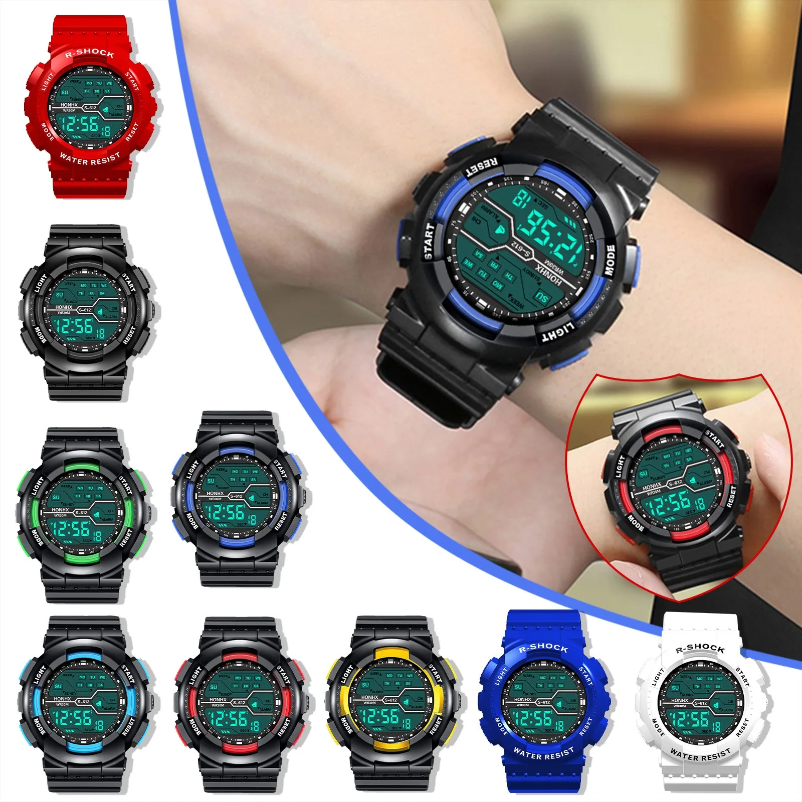 Correa para reloj inteligente V8, color negro, con destornillador gratis -  AliExpress