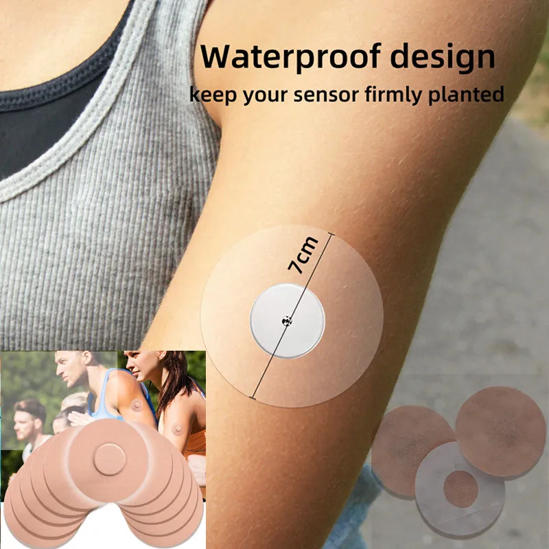 5/10Pcs Toppe Adesive Impermeabili Trasparenti Freestyle Libre Sensor Cover Patch Clear Cgm Overpatch Tape Long Lasting