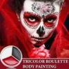 Halloween Makeup Palette Face Body Paint Makeup Wheel White Black Red Waterproof Zombie Skeleton Cosplay Makeup Face Painting 2
