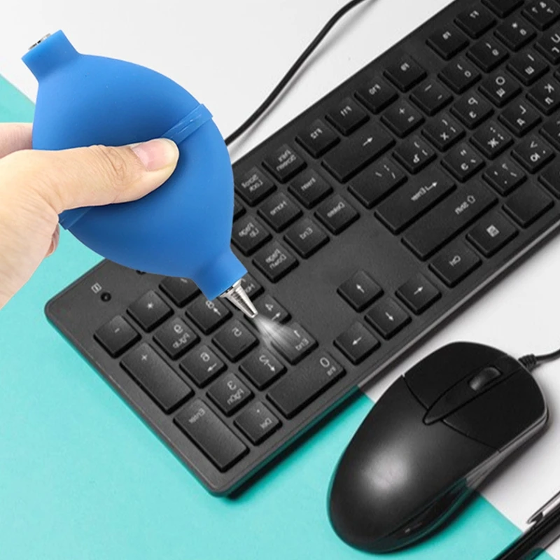 Upgraded Dust Ball Air Blower Rubber Blowing Pump Cleaning Tool Fitting for Camera Lens Keyboards PCB Board Computer 6