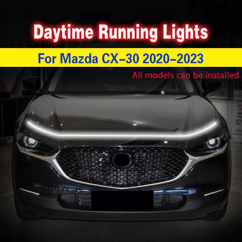 マツダCX-30 2020-2023 12vデイタイムランニングのledラメ自動装飾