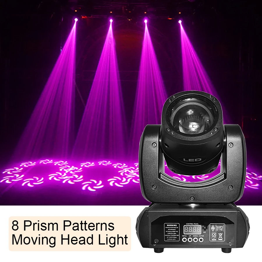 

100W Mini Beam Moving head lights RGBW 4IN1 Super Bright LED Dj Spot Light DMX Control Disco Party Show LED Moving head for club